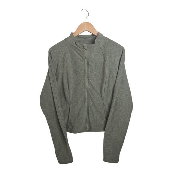 Yogalicious Women's Green Full Zip Cropped Performance Jacket XXL - Picture 1 of 6